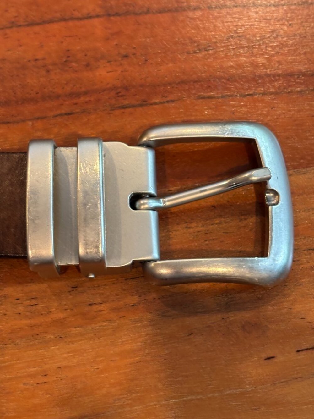 Peruzzi Made in Italy Brown Leather Belt, Men's 26-31
